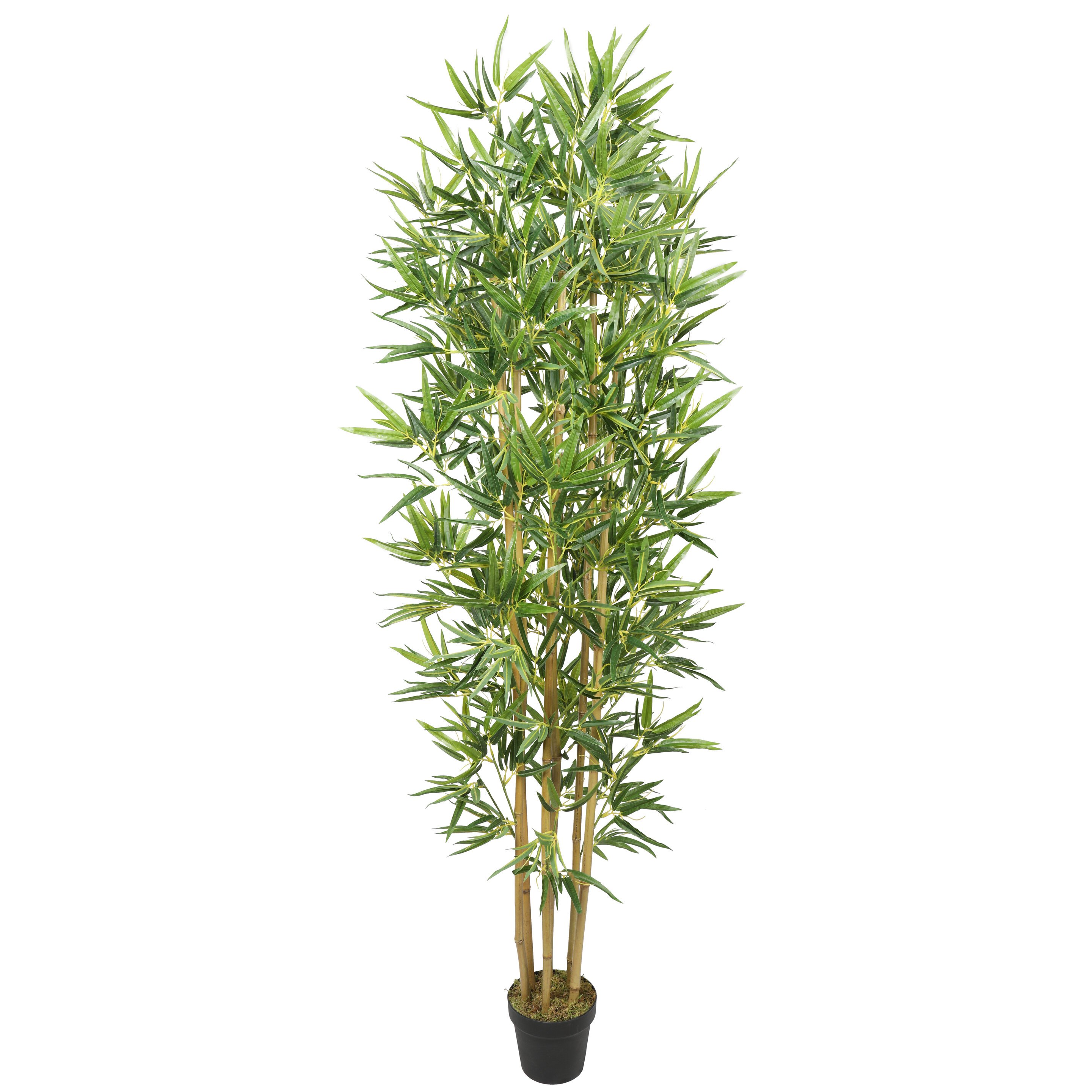Bambou artificiel en pot H. 180 cm