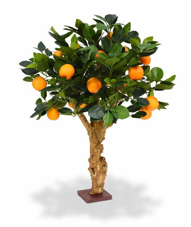 Bonsaï artificiel Citron orange 65 cm