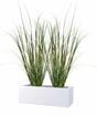 Botte artificielle d'herbe de bambou dans un pot de fleurs 80 cm