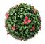 Boule artificielle Gradenia rouge 28 cm