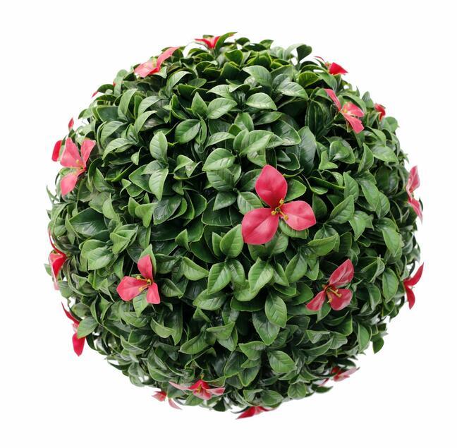 Boule artificielle Gradenia rouge 45 cm