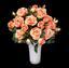 Bouquet artificiel Rose rose-abricot 50 cm
