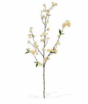 Branche artificielle Cerisier crème 120 cm