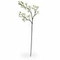Branche artificielle d'Orchidée blanche 60 cm