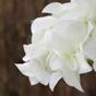 Branche artificielle Hortensia blanc 50 cm