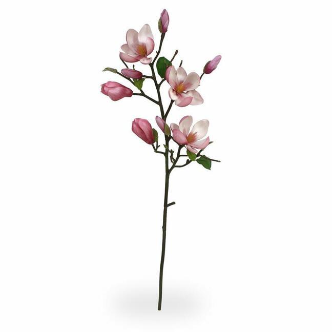 Branche artificielle Magnolia rose 80 cm