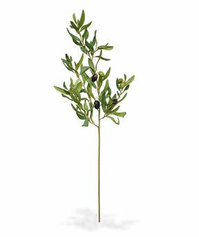 Branche artificielle Olivier aux olives 85 cm