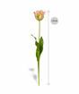 Branche artificielle Tulipe vert-rose 70 cm