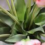 Branche artificielle Tulipe vert-rose 70 cm