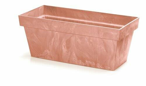 Coffret CUBE CASE EFFET BETON terre cuite 40cm