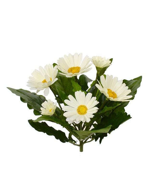 Crème végétale de Gerbera artificielle 30 cm