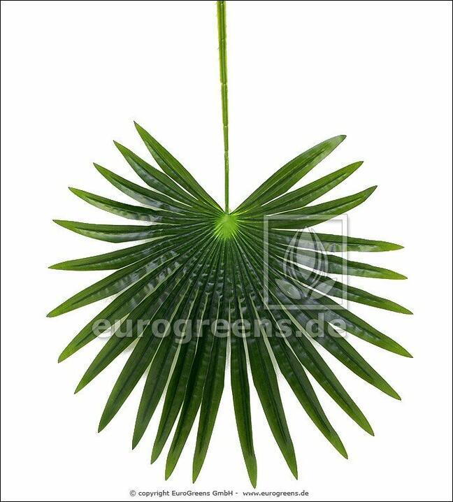 Feuille de palmier artificielle Livistona 90 cm