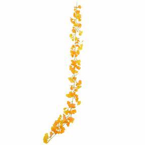 Guirlande artificielle Ginkgo jaune 190 cm