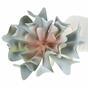 Lotus artificiel gris-rose 14 cm