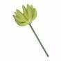 Lotus succulent artificiel Esheveria vert 9 cm