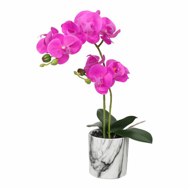 Orchidée artificielle cyclamen 49 cm