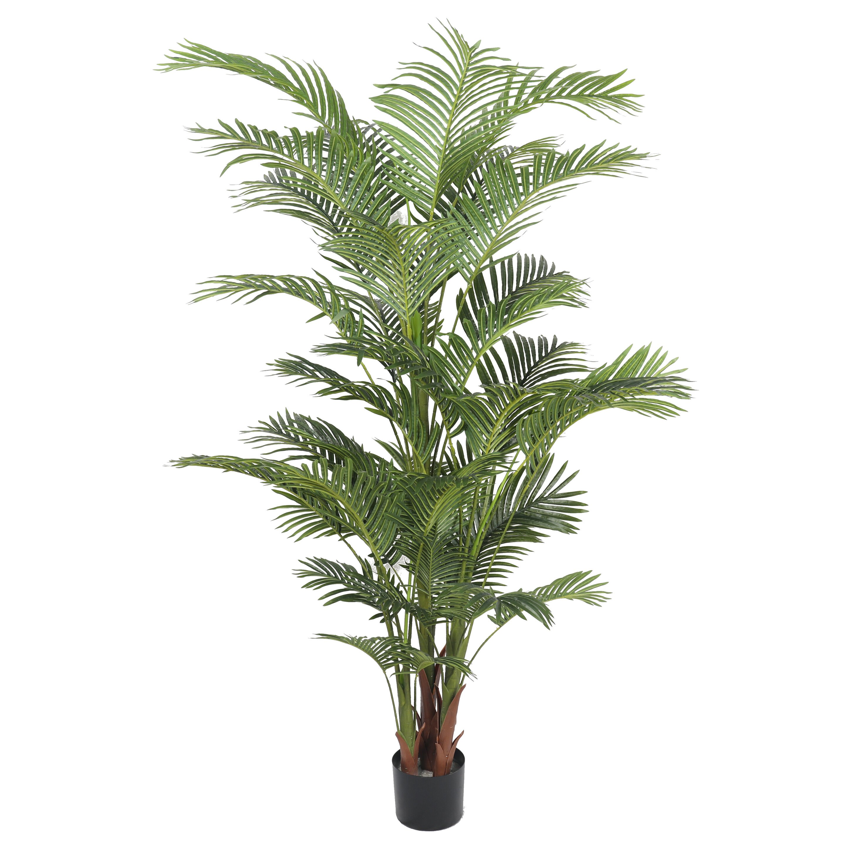 Plante Artificielle Grand Palmier d'Intérieur 3 Troncs - 180cm