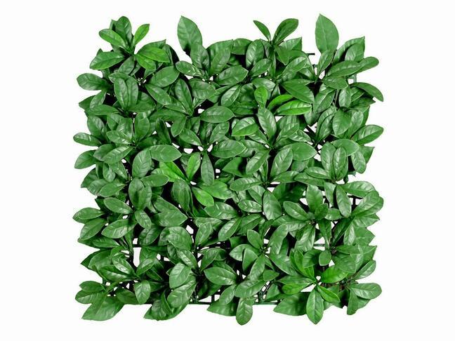 Panneau de feuilles artificielles Laurier - 50x50 cm