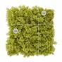 Panneau de mousse verte artificielle - 25x25 cm