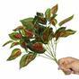 Plante artificielle Basilic rouge 25 cm