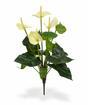 Plante artificielle d'anthurium blanc 40 cm