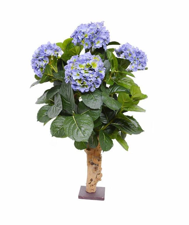 Plante artificielle Hortensia bleu 65 cm