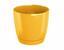 Pot de fleurs COUBI rond avec un bol jaune 21cm