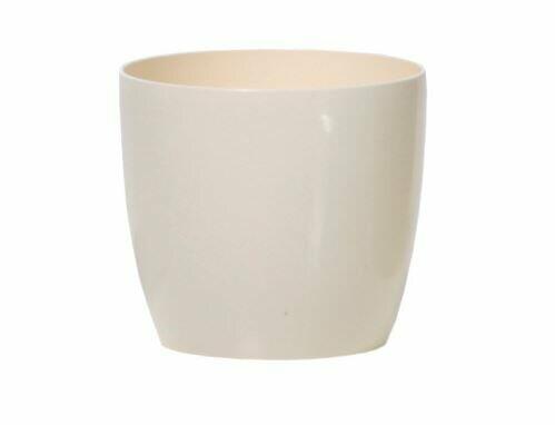 Pot de fleurs COUBI rond crème 29cm