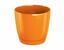 Pot de fleurs COUBI ROUND P avec bol orange 18cm
