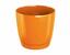 Pot de fleurs COUBI ROUND P avec un bol orange 15,5 cm