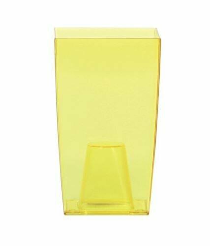 Pot de fleurs orchidée COUBI ORCHID jaune transp. 12cm