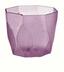 Pot de fleurs ROCKA P violet transparent 12,6 cm