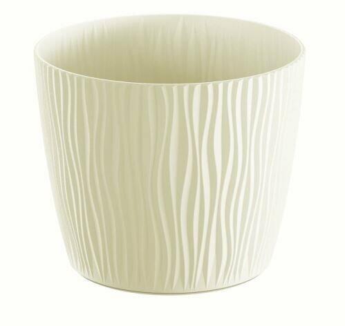 Pot de fleurs SANDY crème 28,2 cm