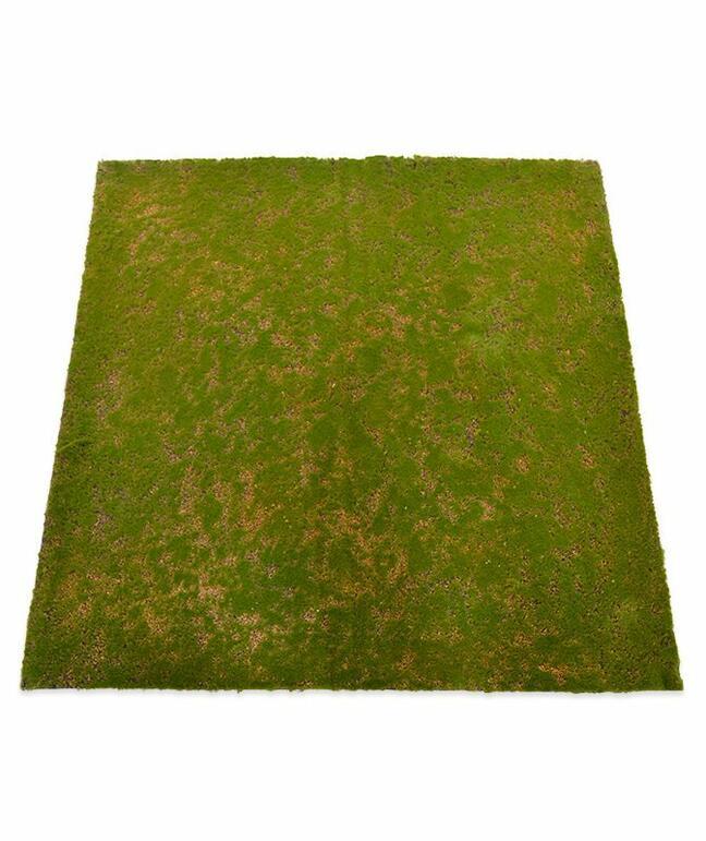 Tapis de mousse artificielle 100 x 100 cm - vert