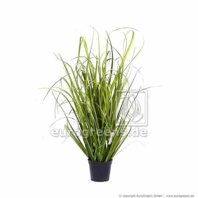 Touffe d'herbe artificielle Roseau commun dans un pot de fleurs 60 cm